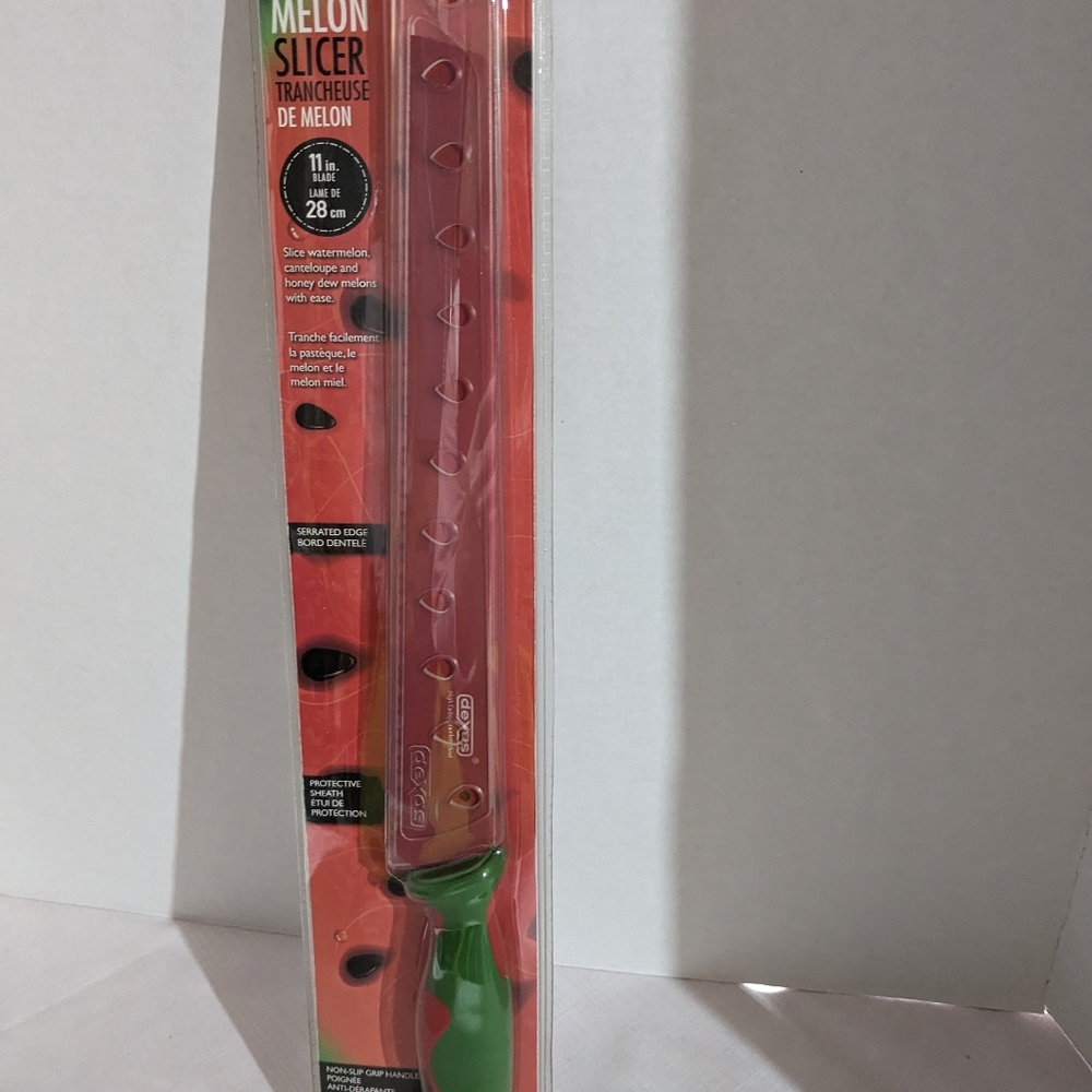 Watermelon knife stainless steel melon slicer 11 inch serrated Dexas new